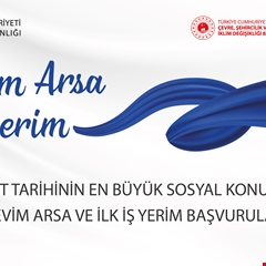 Cumhuriyet tarihinin en büyük projesinde arsa ve iş yeri başvuruları başlıyor