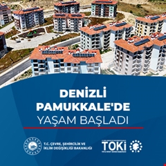 Denizli Pamukkale'de yaşam başladı