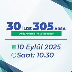 TOKİ, 30 ilde 305 arsayı açık artırmayla satacak