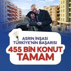 Hatay’da 455 bininci konutun teslimiyle imar süreci tamamlanıyor