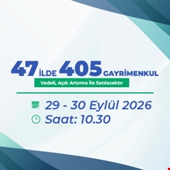 TOKİ, 47 İlde 405 arsayı açık artırmayla satacak