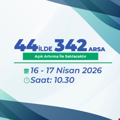 TOKİ, 44 İlde 342 arsayı açık artırmayla satacak
