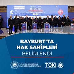 Bayburt'ta Hak Sahipleri Belirlendi