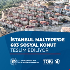 ​İstanbul Maltepe'de 603 sosyal konut teslim ediliyor