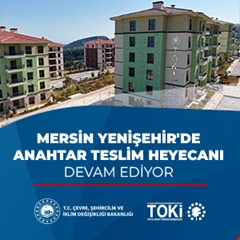 Mersin Yenişehir'de anahtar teslim heyecanı devam ediyor