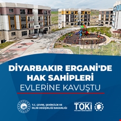 Diyarbakır Ergani'de hak sahipleri evlerine kavuştu