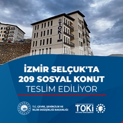 İzmir Selçuk'ta 209 sosyal konut teslim ediliyor
