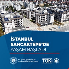 İstanbul Sancaktepe'de yaşam başladı
