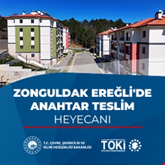 Zonguldak Ereğli'de Anahtar Teslim Heyecanı