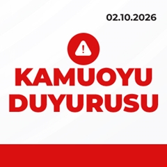 KAMUOYUNA DUYURULUR 