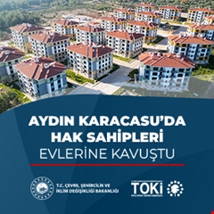 Aydın Karacasu'da hak sahipleri evlerine kavuştu