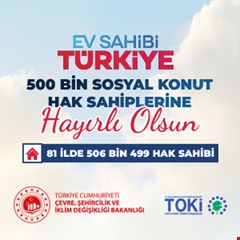 ​Yüzyılın Konut Projesi'nde hak sahipleri belirlendi