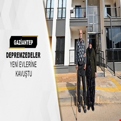 Depremzedeler yeni yuvalarına kavuştu