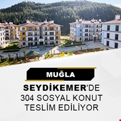 ​Muğla Seydikemer'de 304 sosyal konut teslim ediliyor