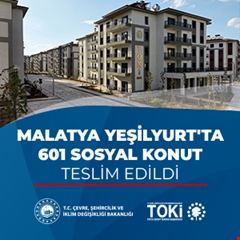 Malatya Yeşilyurt'ta 601 sosyal konut teslim edildi