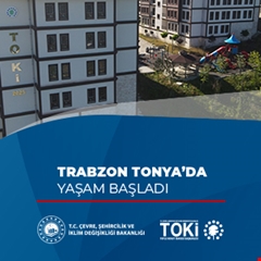 Trabzon Tonya'da yaşam başladı