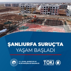 Şanlıurfa Suruç'ta yaşam başladı