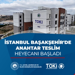 İstanbul Başakşehir'de anahtar teslim heyecanı başladı
