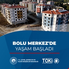 Bolu Merkez'de yaşam başladı
