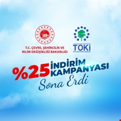 TOKİ'nin yüzde 25 indirim kampanyası sona erdi