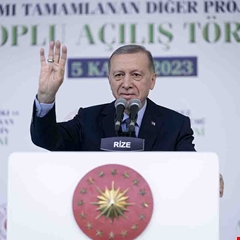 Cumhurbaşkanı Erdoğan,” TOKİ eliyle Rize'de toplam 3 bin 742 konutu tamamladık”