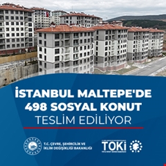 İstanbul Maltepe'de 498 sosyal konut teslim ediliyor