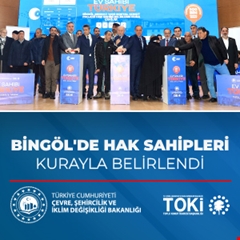 Bingöl'de Hak Sahipleri Kurayla Belirlendi