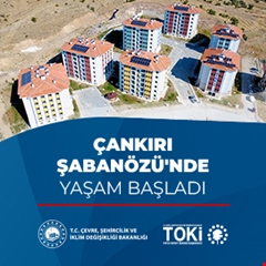 Çankırı Şabanözü'nde yaşam başladı
